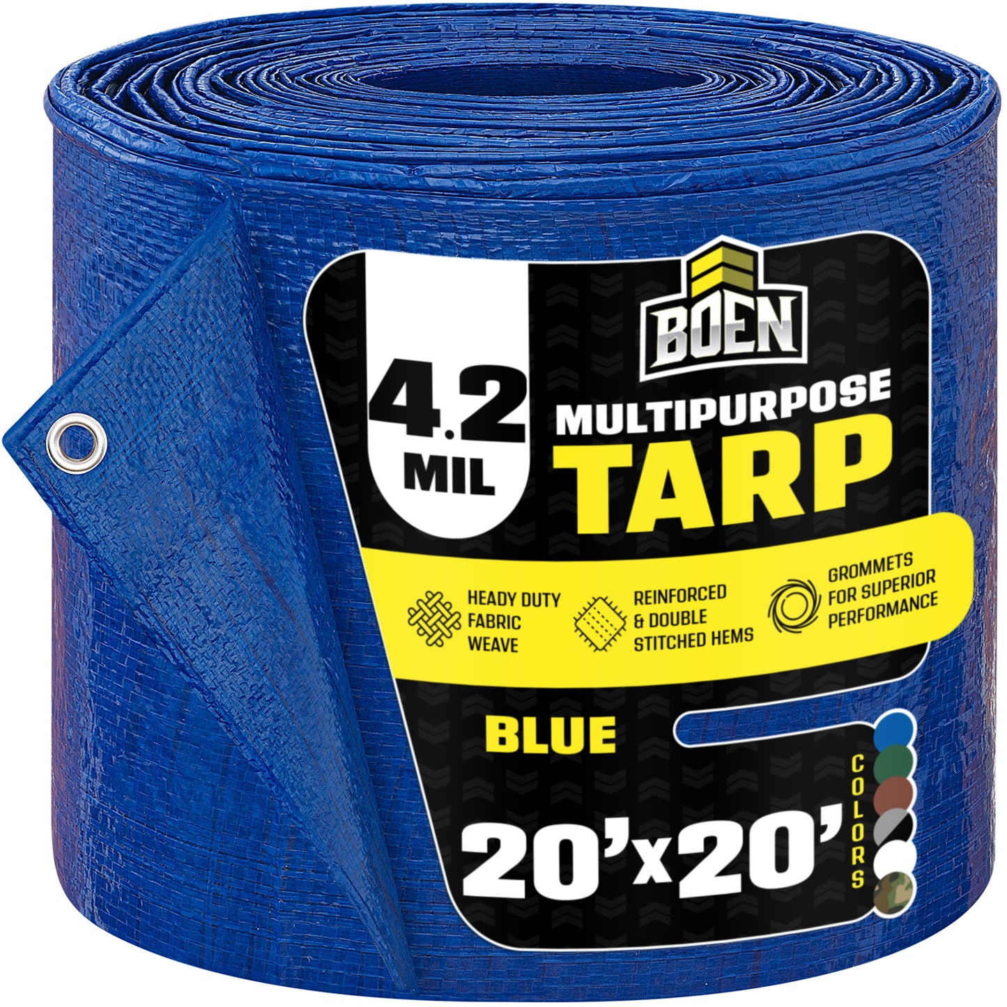 All Purpose Economy Blue Tarps, 4.2 Mil – TarpSOS
