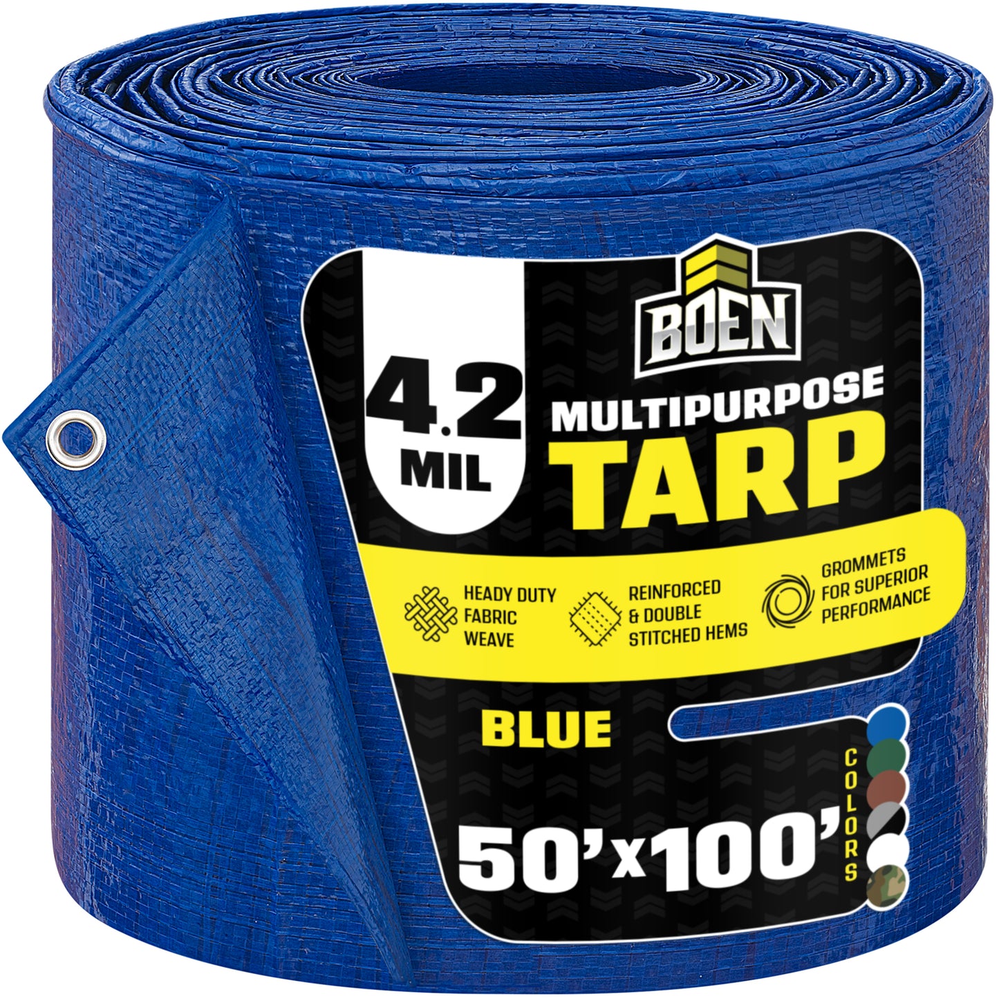 All Purpose Economy Blue Tarps, 4.2 Mil – TarpSOS