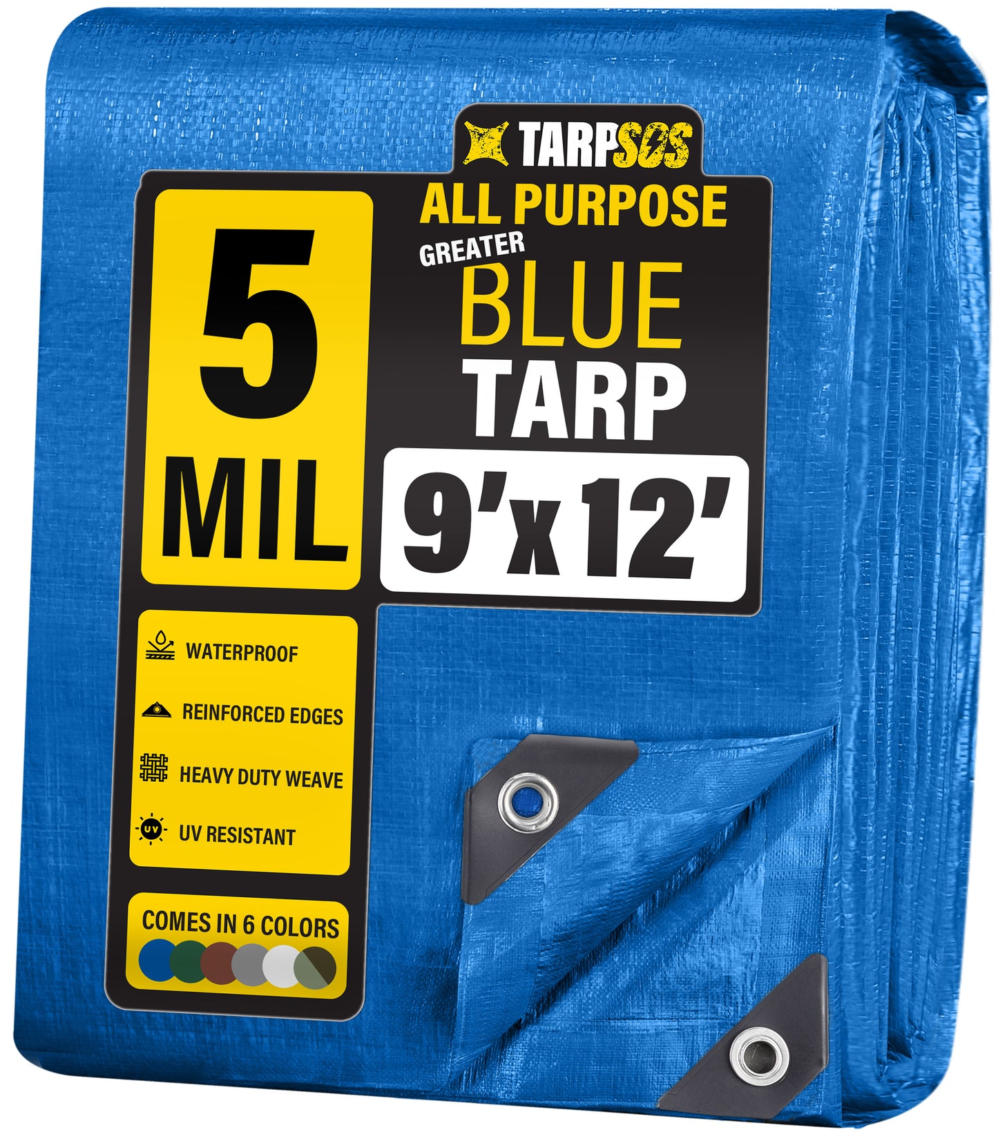 All Purpose Greater Blue Tarps, 5 Mil